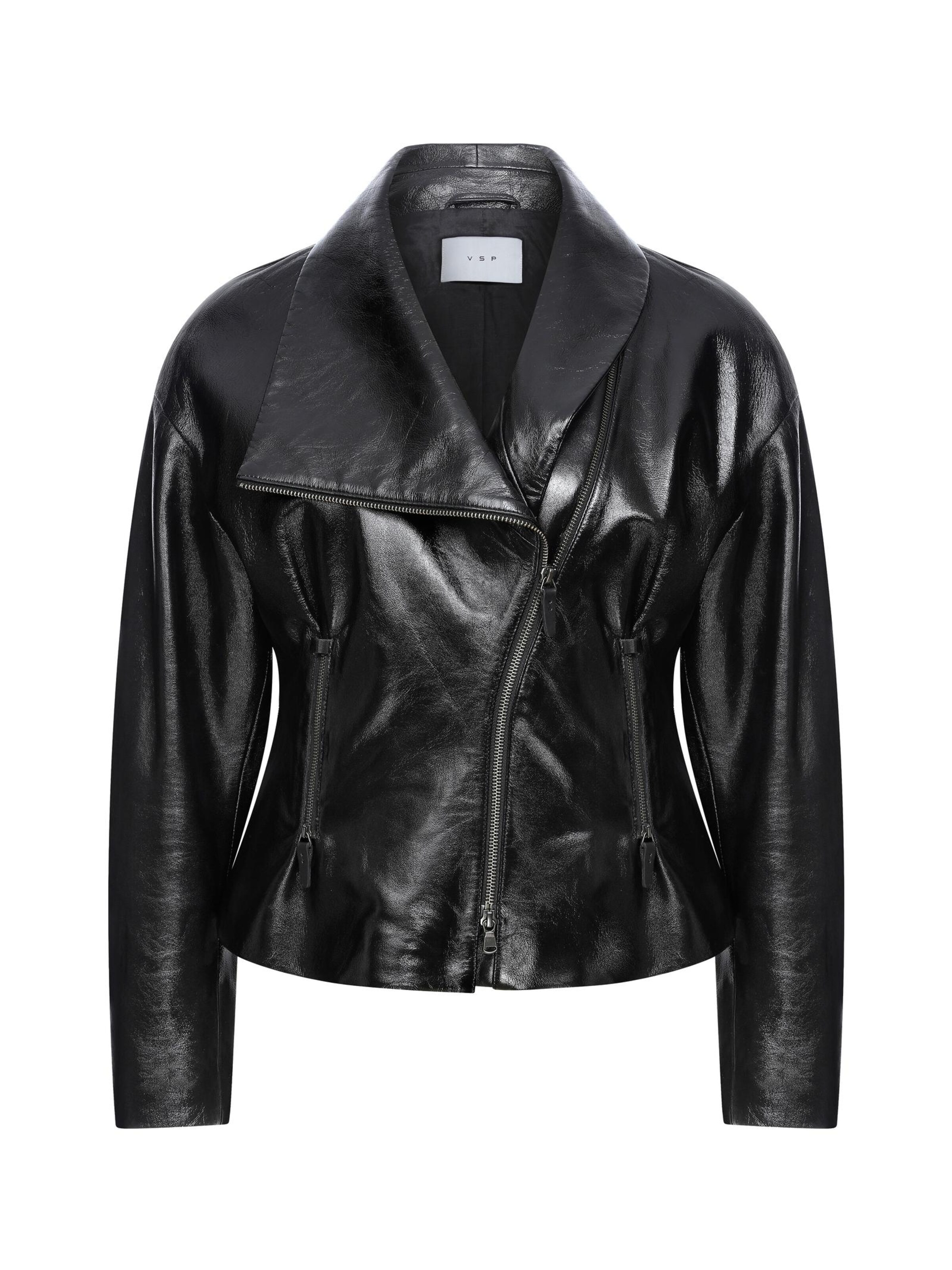 V S P Winterjacke 'Nadia'‌‌‌‌ in Schwarz: Vorderseite