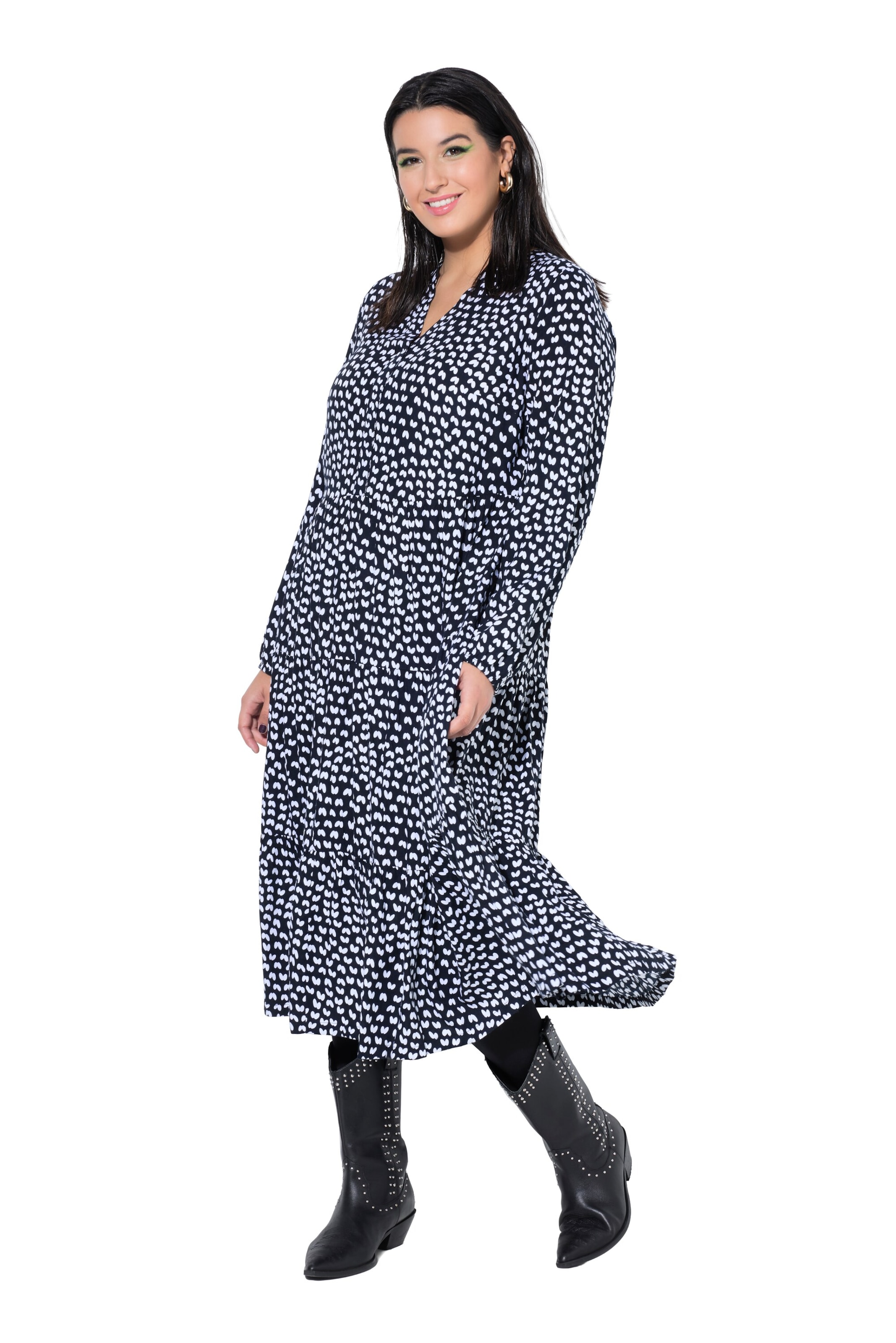 Studio Untold Kleid in Schwarz: Vorderseite