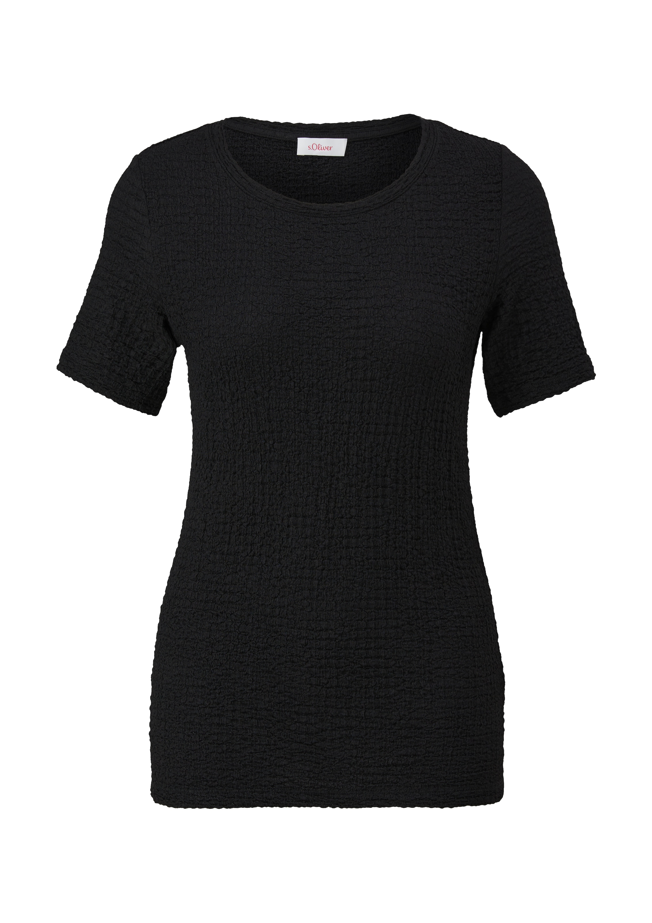 s.Oliver Shirt in Zwart: voorkant