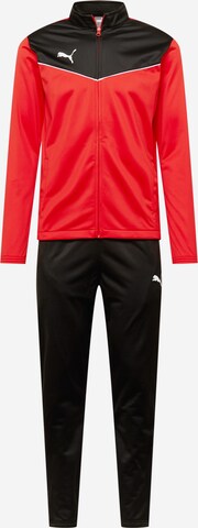 PUMA Sweatsuit 'Rise' in Red: front