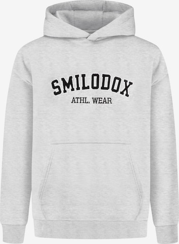 Smilodox Sweatshirt 'Kayson' in Grey: front