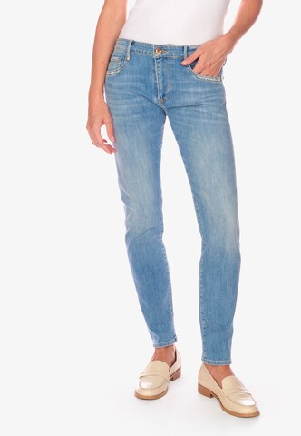 Le Temps Des Cerises Regular Jeans in Blue: front