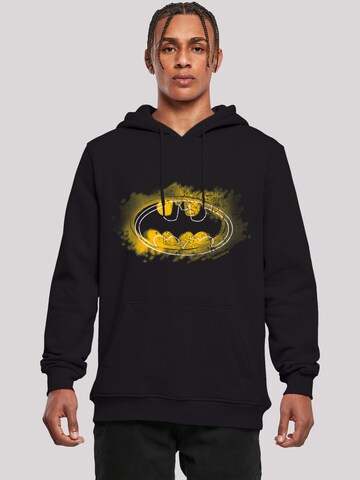 F4NT4STIC Sweatshirt 'DC Comics Batman' in Zwart: voorkant