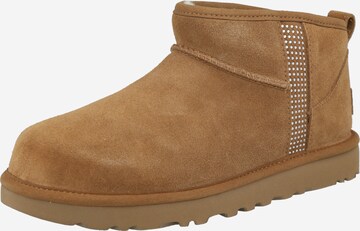 Bocanci de zăpadă 'CLASSIC ULTRA MINI' de la UGG pe maro: față