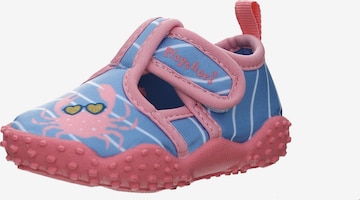 PLAYSHOES Beach & Pool Shoes in Blue: front