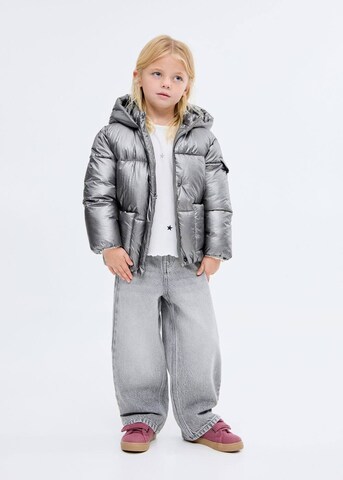MANGO KIDS Jacke in Silber