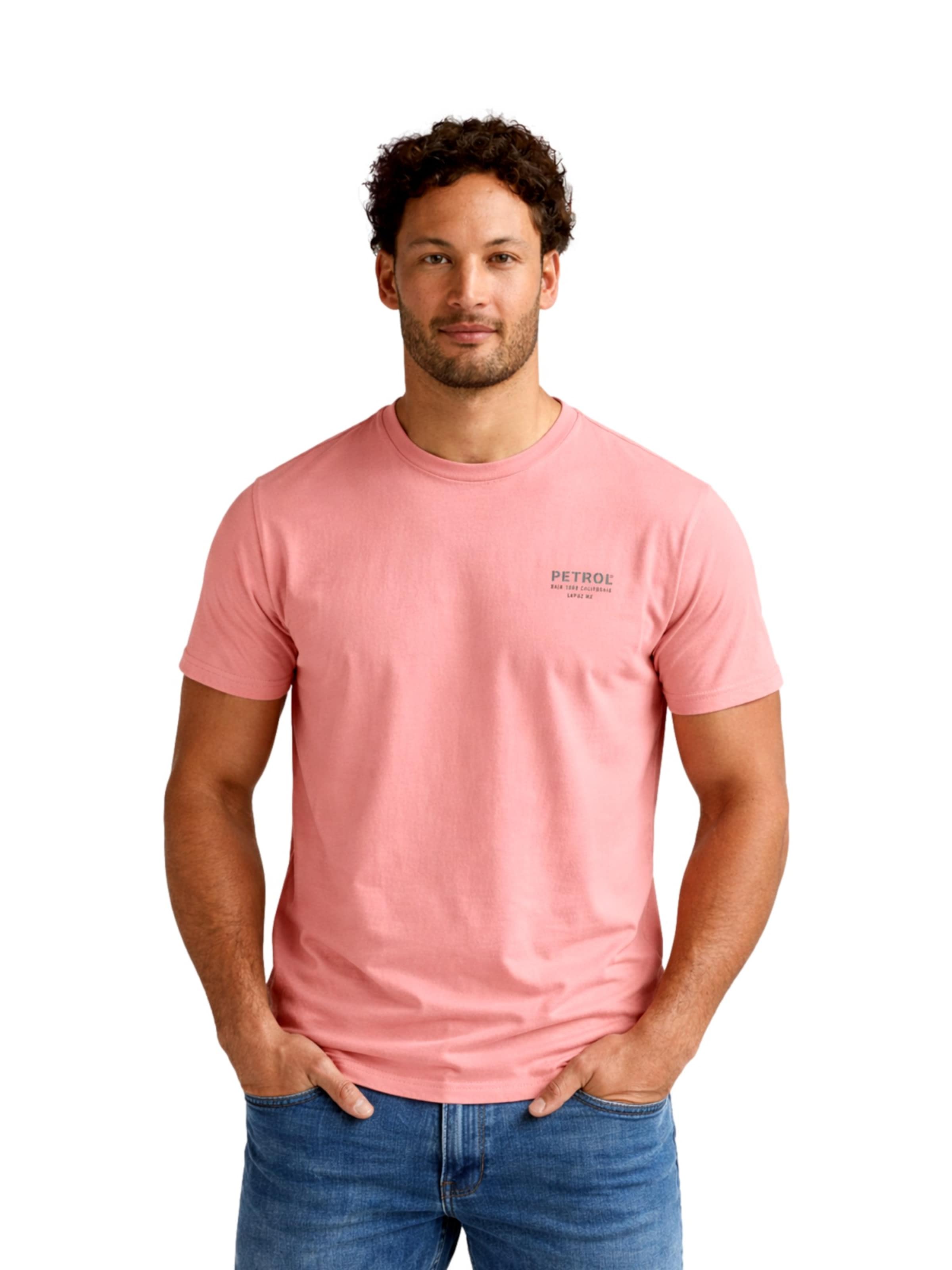 T-Shirt Petrol Industries en rouge : devant