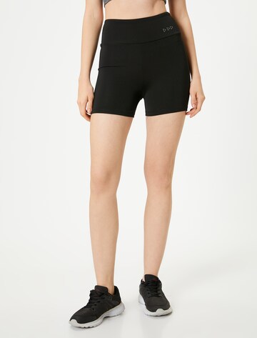 Koton Slim fit Leggings in Black: front