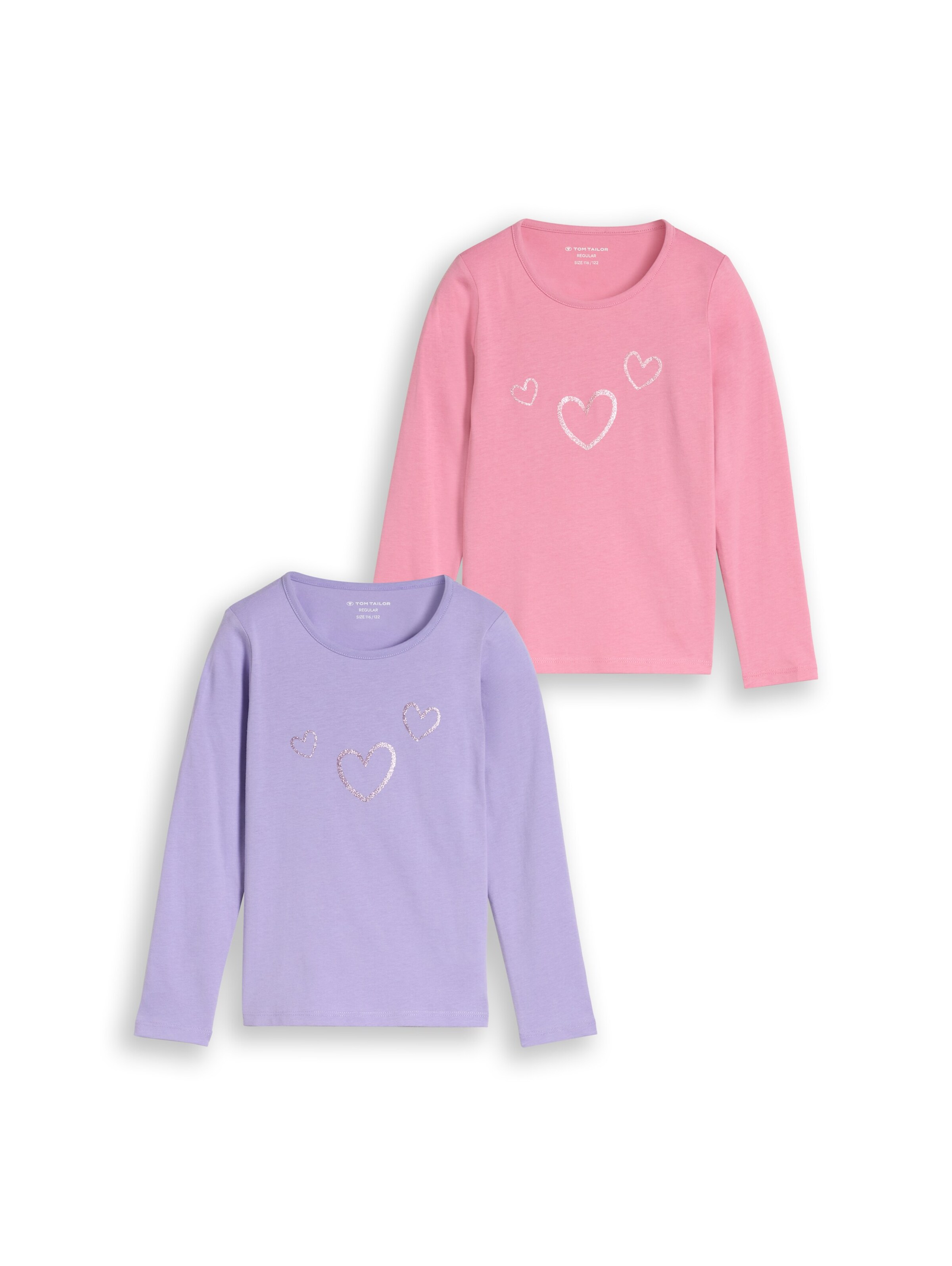 T-Shirt TOM TAILOR en violet : devant