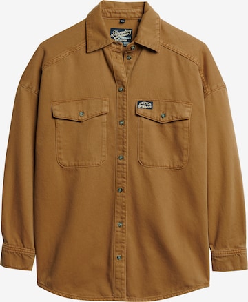 Superdry Between-Season Jacket in Brown: front