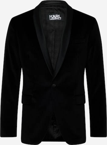 Karl Lagerfeld - Regular Fit Jaqueta em preto: frente