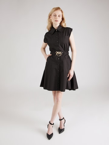 Robe-chemise 'Abito' PINKO en noir : devant