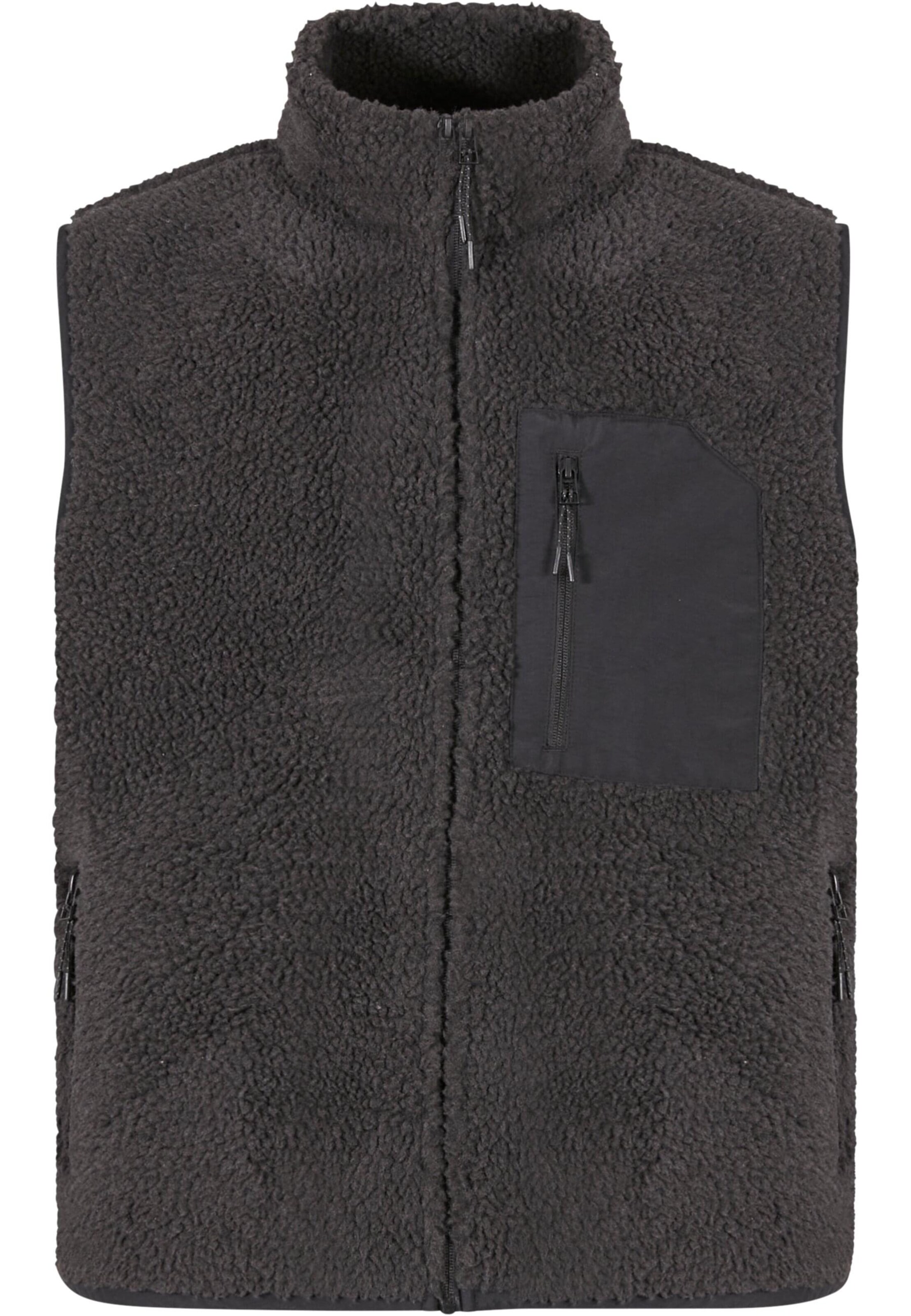 Gilet 'Sherpa' Another Cotton Lab en noir : devant