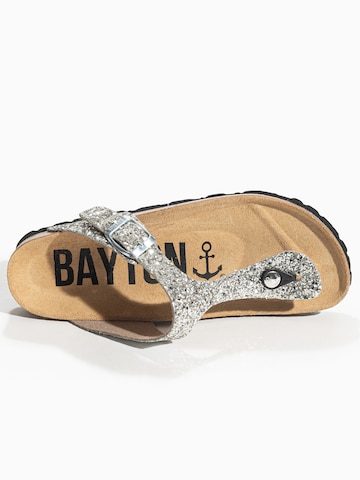 Bayton - Sandalias de dedo 'Mercure' en plata