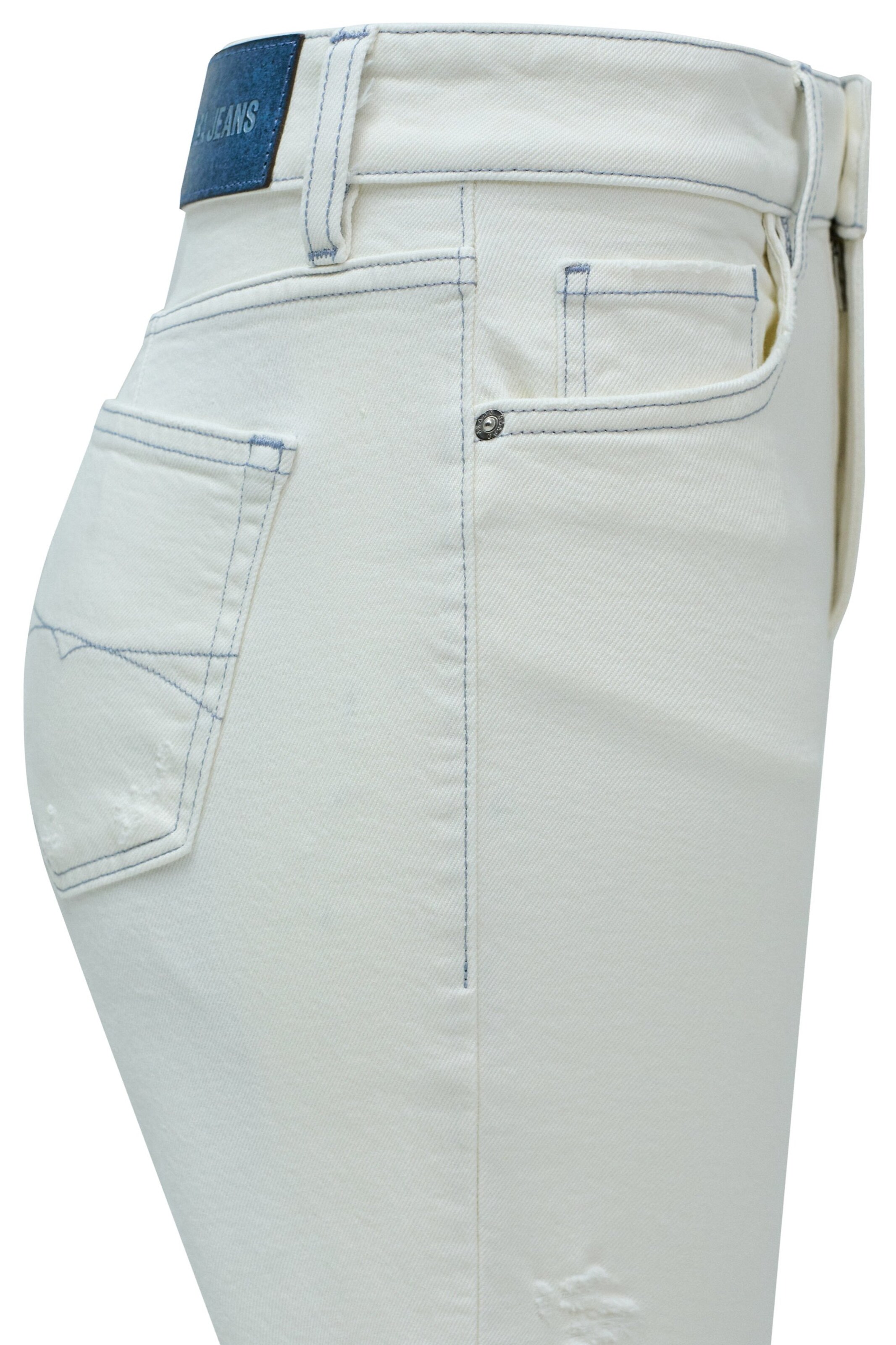 Coupe slim Jean 'True' Salsa Jeans en blanc
