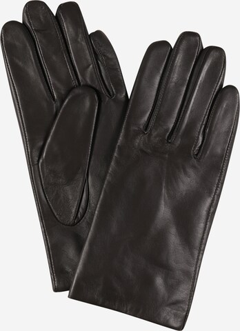 Samsøe Samsøe Full finger gloves 'POLETTE' in Brown: front