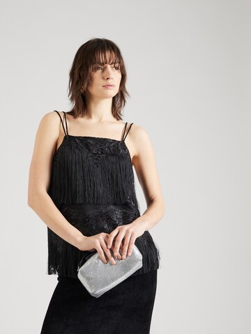 Bluză de la River Island pe negru: față