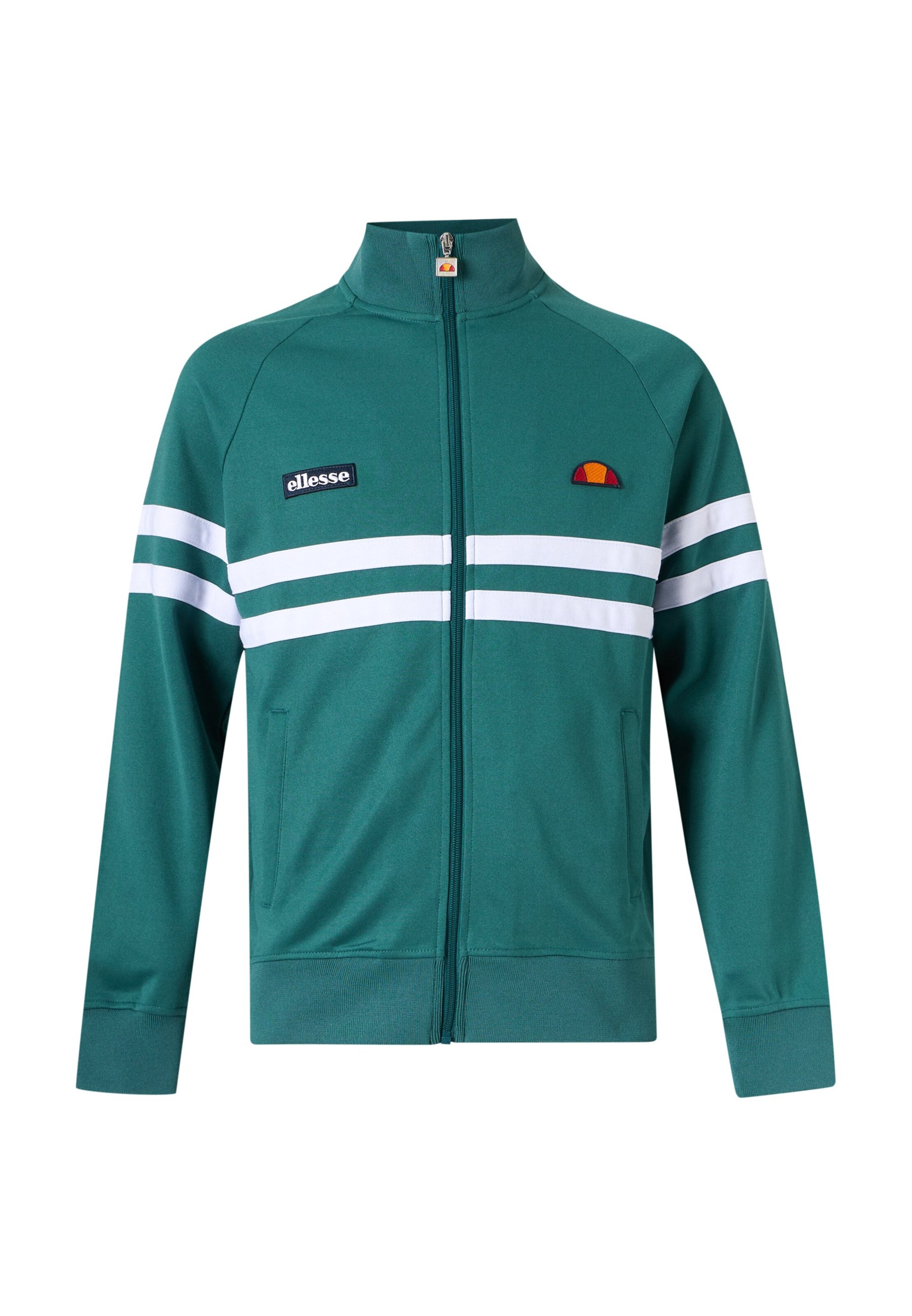 ELLESSE Sweatjakke 'Rimini' i XS i cyanblå / hvid, Produktvisning