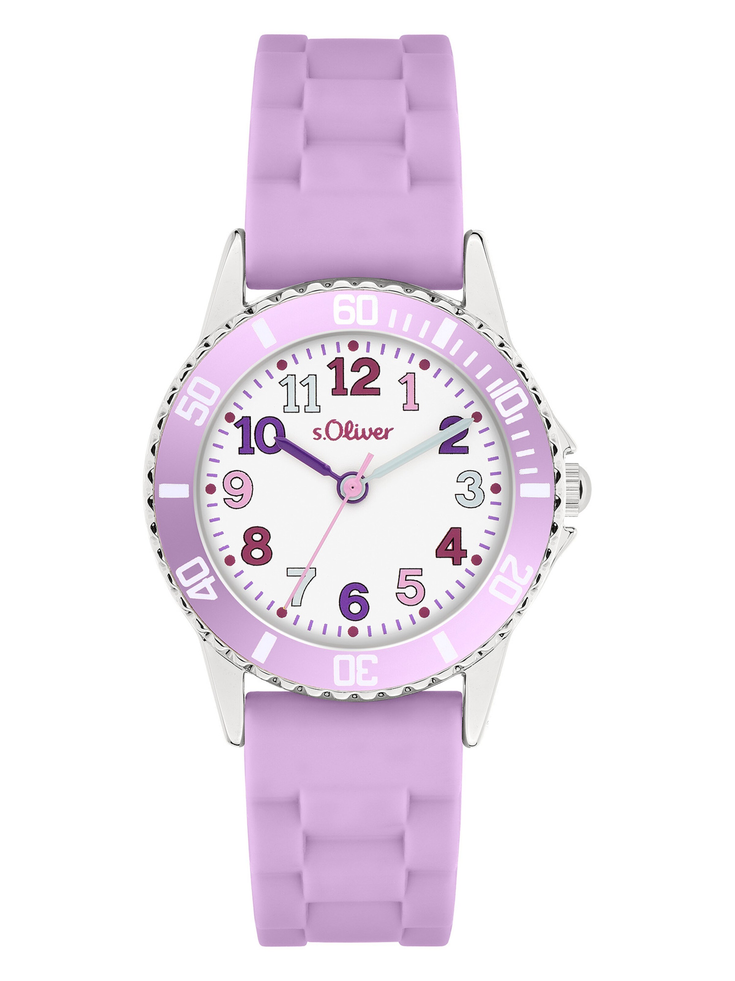 s.Oliver Watch 'The Happy Time' in Purple: front