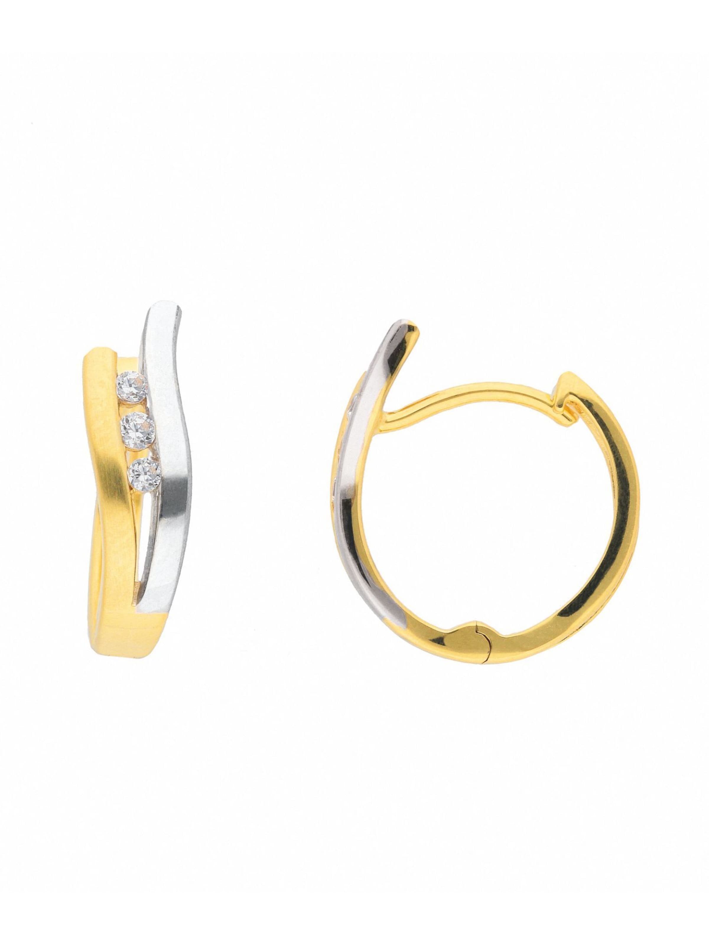 Adelia´s Ohrringe in Gold: Vorderseite