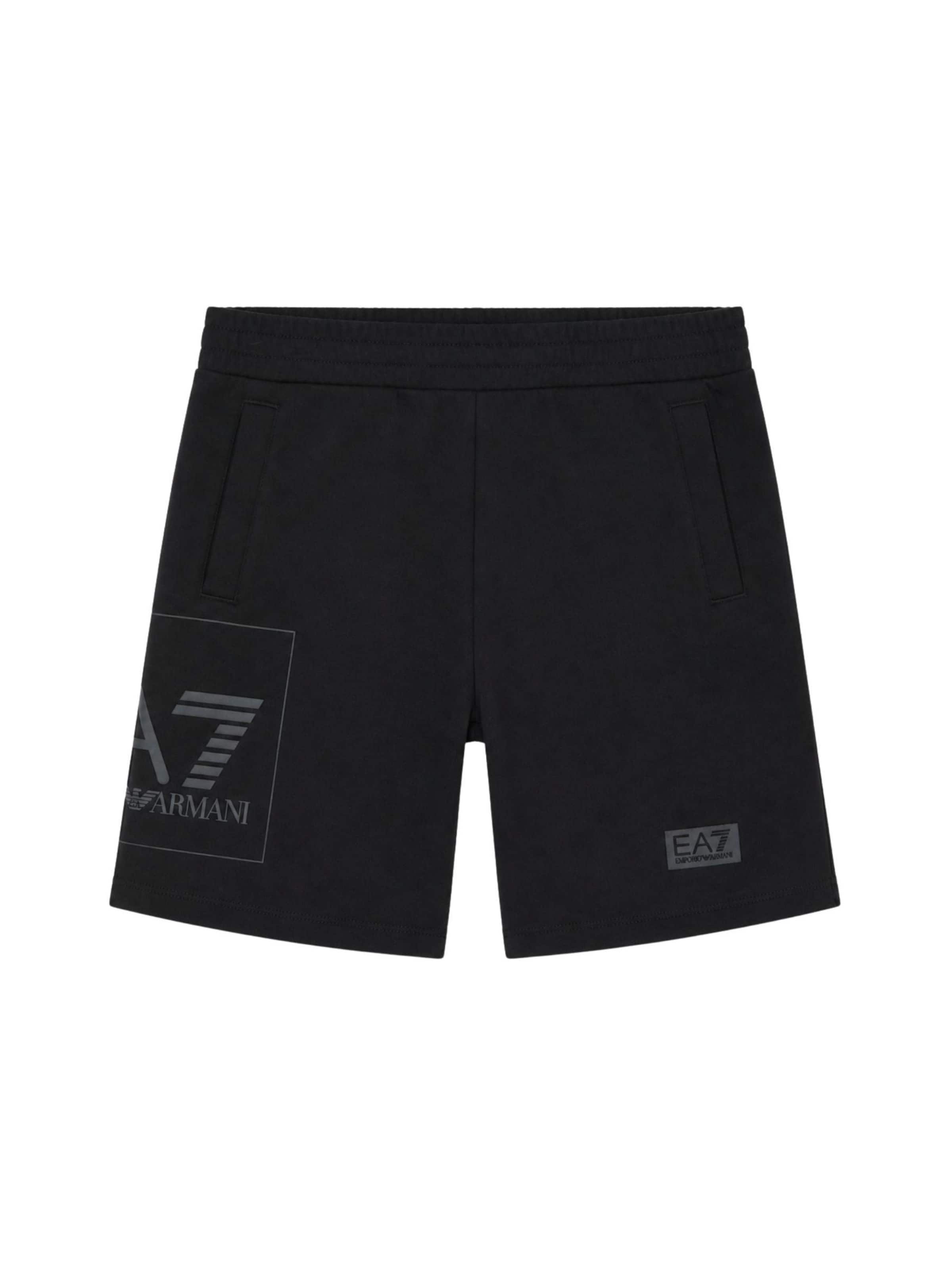 Regular Pantalon EA7 Emporio Armani en noir : devant