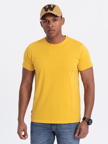 Ombre Shirt 'OM-TSBS-0146' in Yellow: front