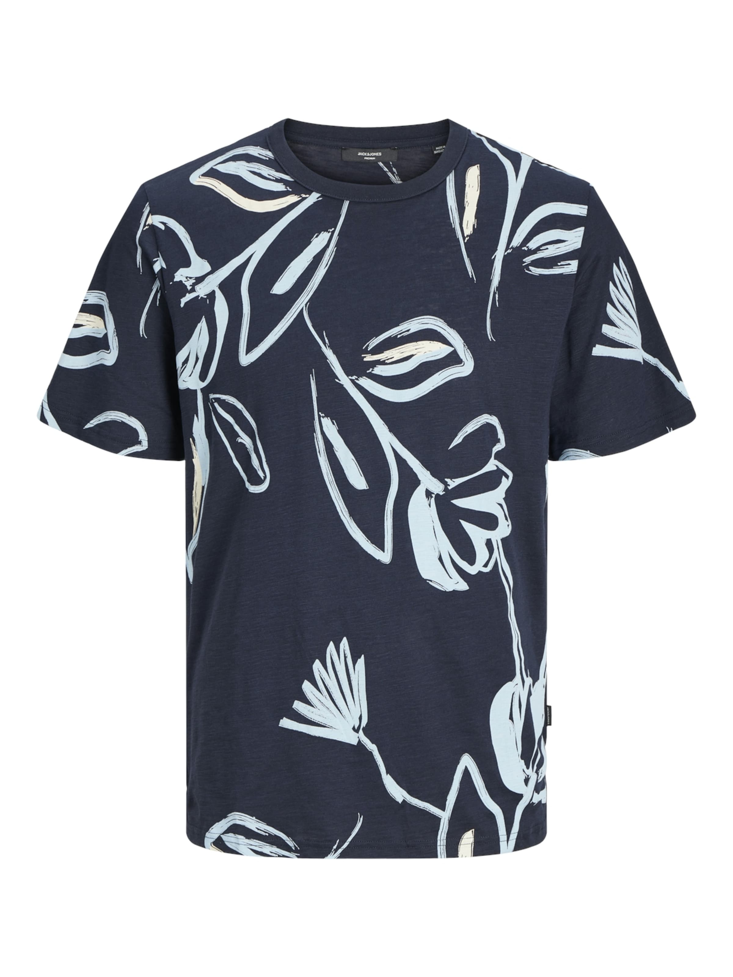 T-Shirt 'JJPalma' JACK & JONES en bleu : devant