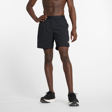 Skinny Pantalon de sport 'AC Lined 7' new balance en noir : devant
