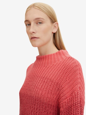 TOM TAILOR Pullover in Rot