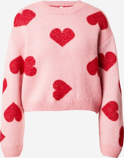 Megztinis 'ONLHAPPIE' iš ONLY, spalva – rožių spalva / raudona, Prekių apžvalga