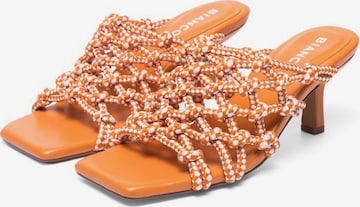 Bianco Mules 'LULU' in Orange