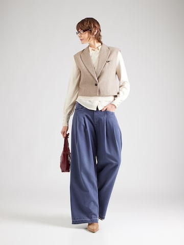 Wide Leg Jean 'SLOUCHY' BOSS en gris