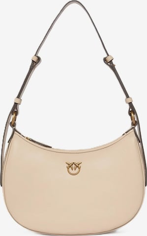 PINKO Skuldertaske i beige: forside