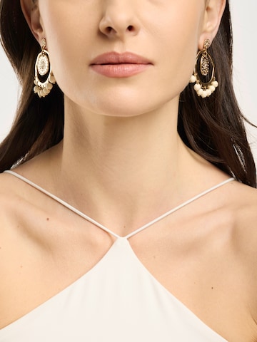 A&C Oslo – Nordic Design Jewellery Earrings 'Solstice Gold' in Gold: front