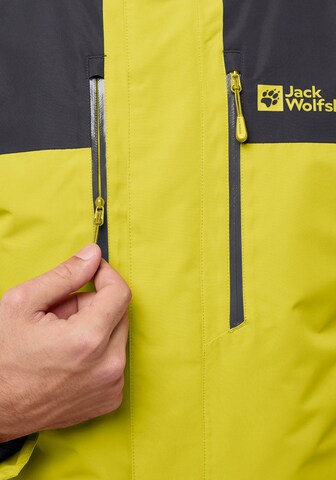 JACK WOLFSKIN Outdoor jacket 'Jasper' in Yellow