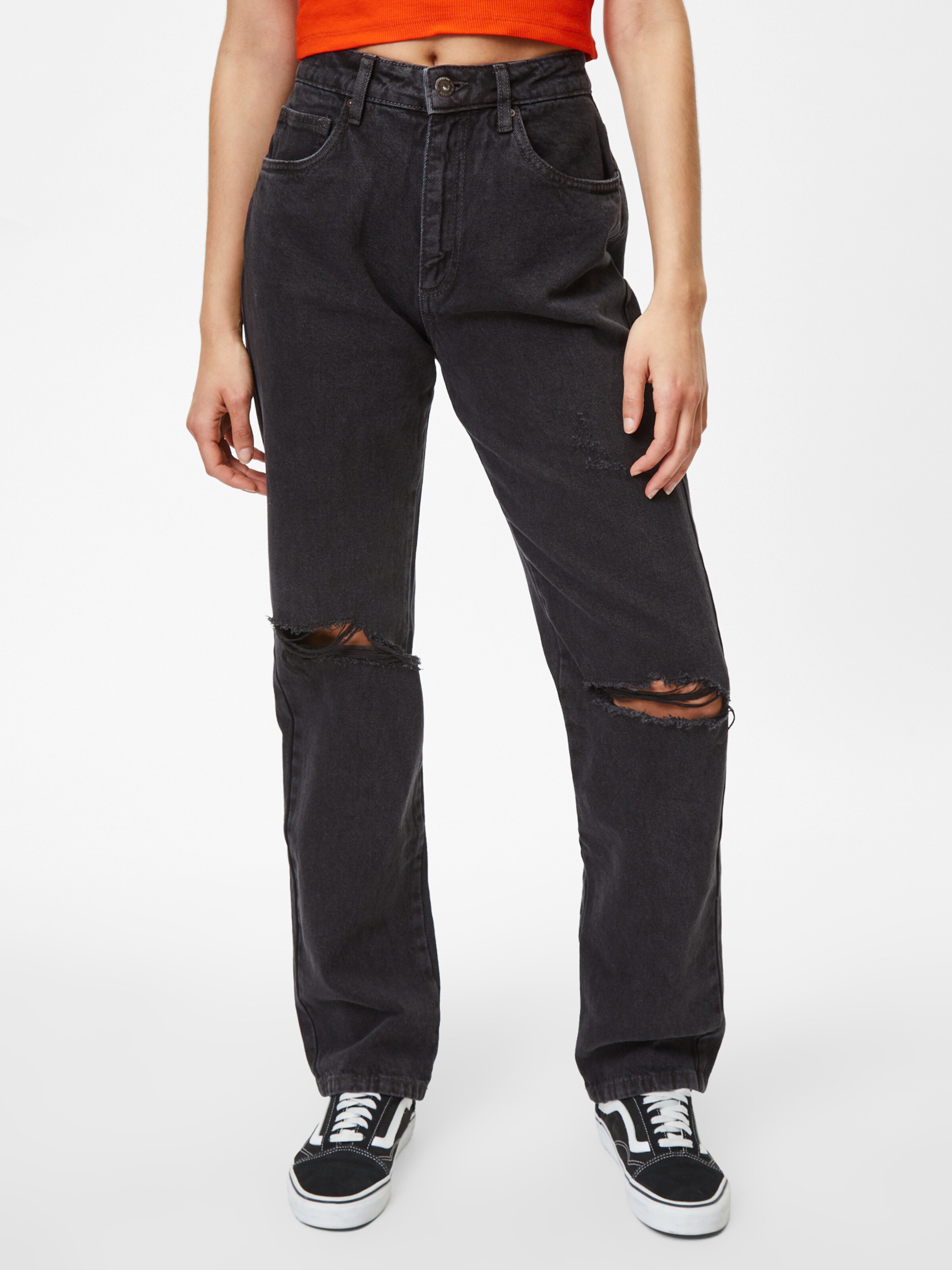 Frauen Jeans Cotton On Jeans in Graphit - RK88417