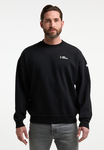 DreiMaster Maritim Sweatshirt i svart: framsida