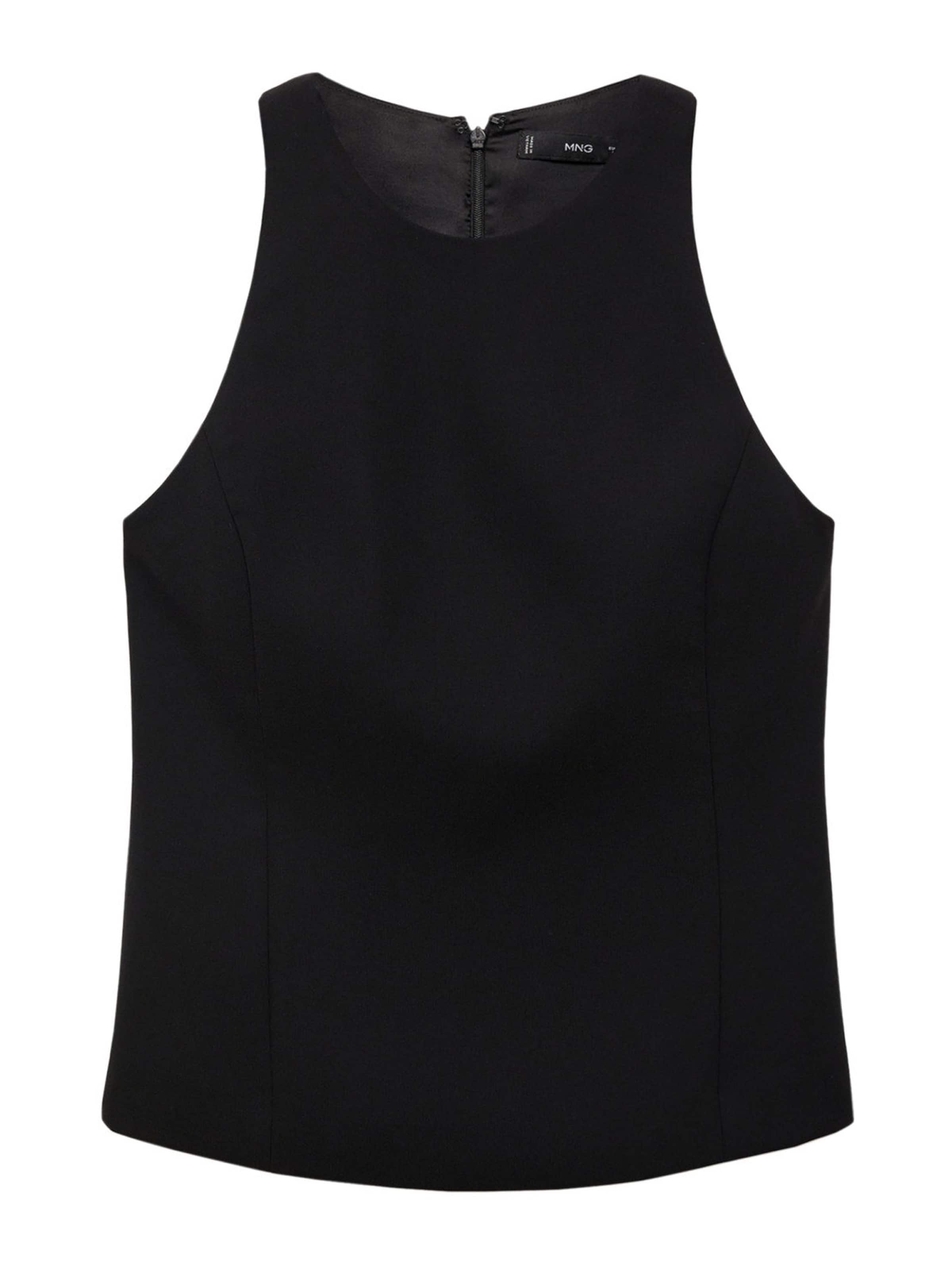 Top 'IGU' de la MANGO pe negru: față