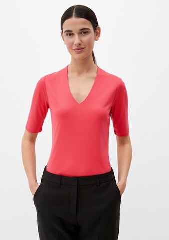 s.Oliver BLACK LABEL Shirt in Roze: voorkant
