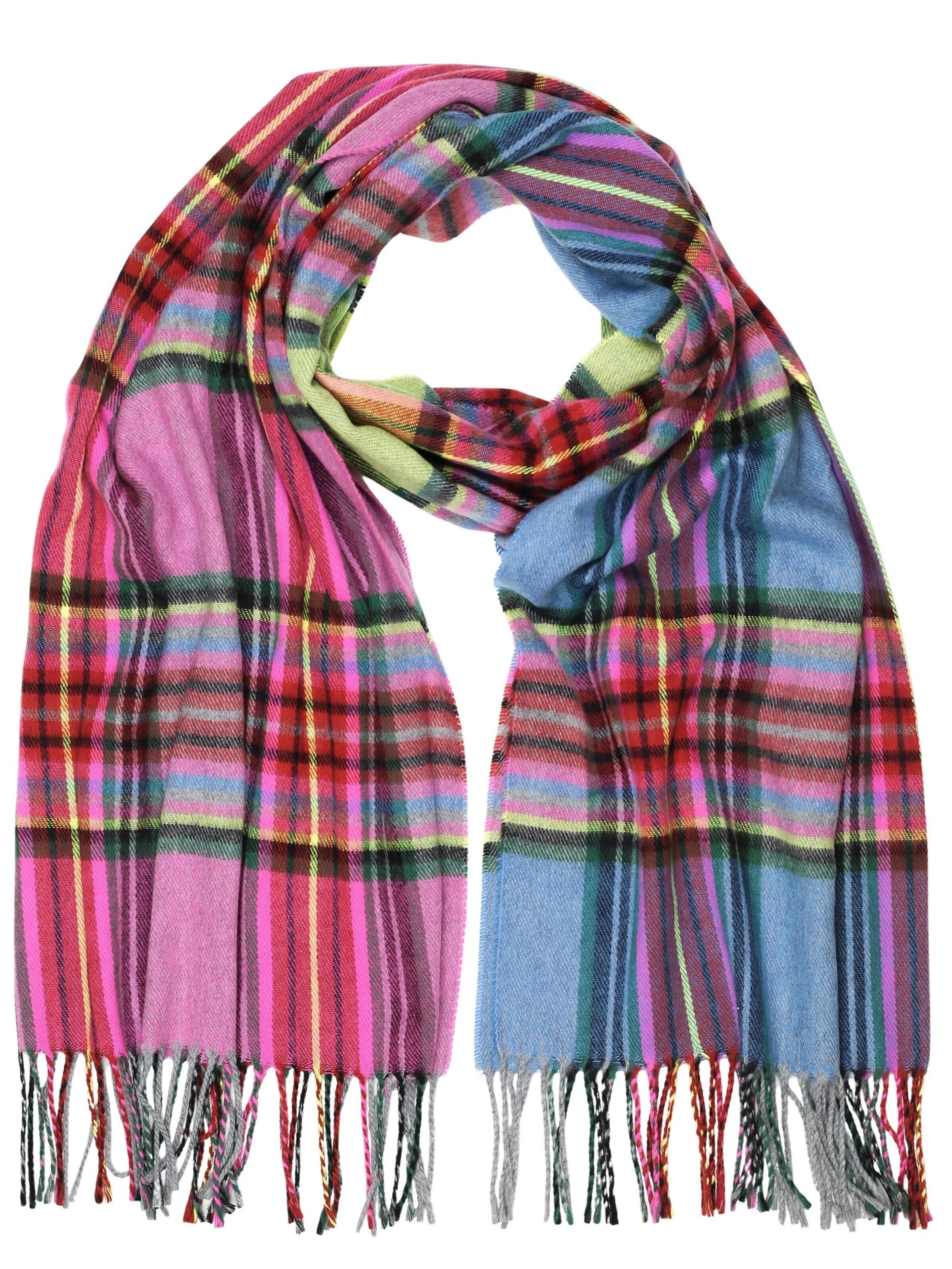 COLLEZIONE ALESSANDRO Scarf 'Multi' in Pink: front