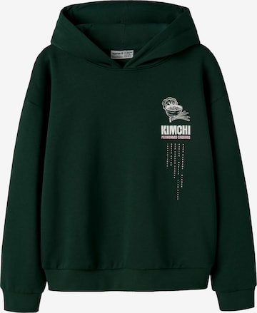 NAME IT - Sudadera 'Oda' en verde: frente