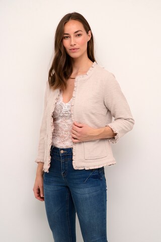 Cream Blazer 'Mellie' i pink: forside