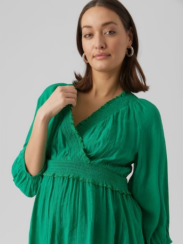 Camicia da donna 'Peace tess' di MAMALICIOUS in verde