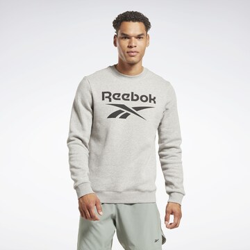 Felpa sportiva 'IDENTITY' di Reebok in grigio: frontale