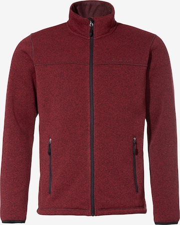 VAUDE Funktionsfleecejacke 'Rienza' in Rot: Vorderseite