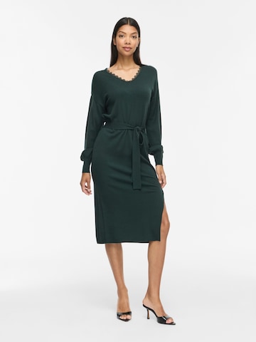 VILA - Vestido de punto 'VIRICKY' en verde: frente