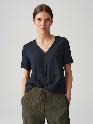 Camicia da donna 'Filka' di OPUS in blu: frontale