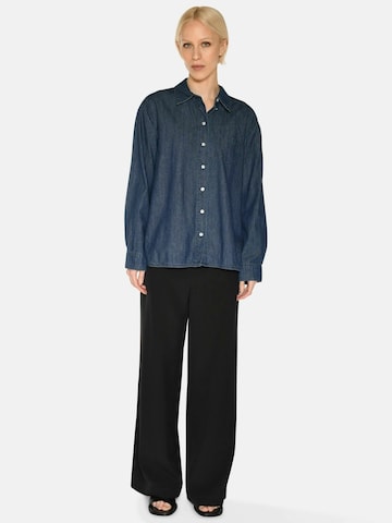 minimum Bluse 'Fern' i blå