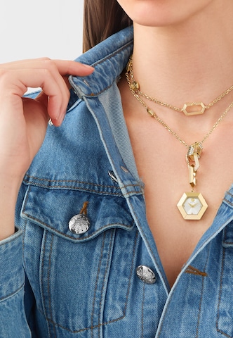 Chaîne Philipp Plein Jewellery en or : devant