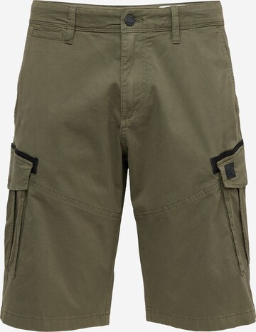 Regular Pantalon cargo 'Phoenix' s.Oliver en vert : devant